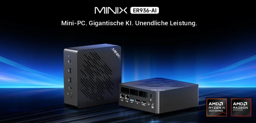 MiniX Elite ER936-AI Mini PC, 1TB SSD, 32GB DDR5 RAM