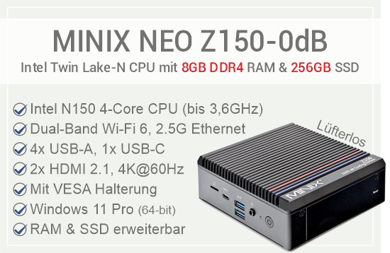 MINIX NEO Z150-0dB