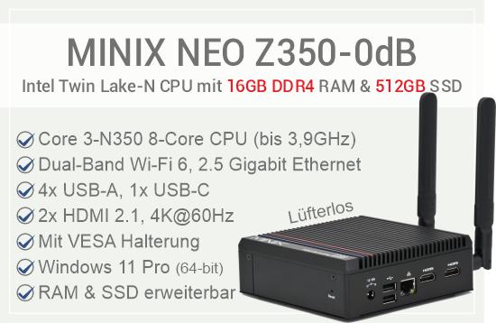 MINIX NEO Z350-0dB Mini-PC