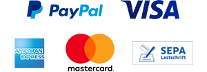 PayPal Zahlung (auch Kreditkarte, Lastschrift)