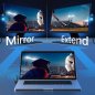 Preview: MINIX C1, kabelloser USB-C zu HDMI Dongle für Laptop, Smartphone, Tablet