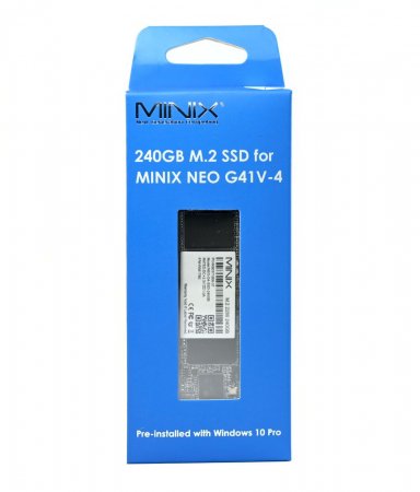 240GB M.2 SSD für MINIX NEO G41V-4 / Windows 10 Pro vorinstalliert