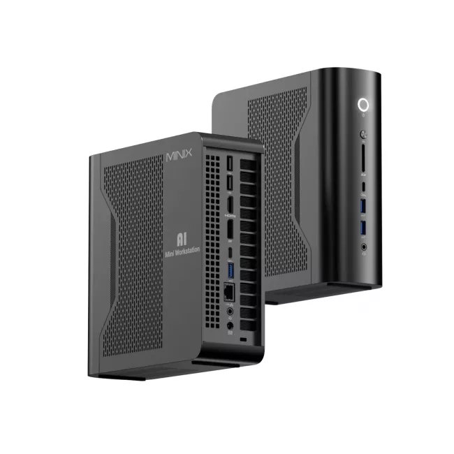 MiniX Elite ER939-AI Mini Workstation, 2TB SSD, 128GB DDR5 RAM, 16-Core AMD Ryzen AI Max+ 395, Win 11 Pro