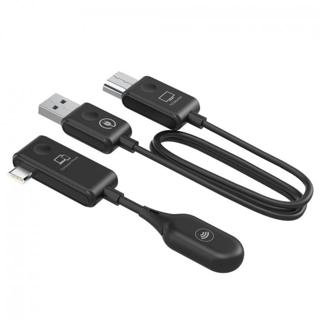 MINIX C1, kabelloser USB-C zu HDMI Dongle für Laptop, Smartphone, Tablet