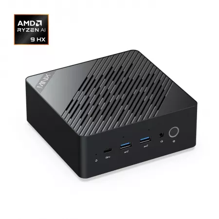MiniX Elite ER937-AI Mini PC, 1TB SSD, 32GB DDR5 RAM, 12-Core AMD Ryzen AI 9 HX 370, Win 11 Pro