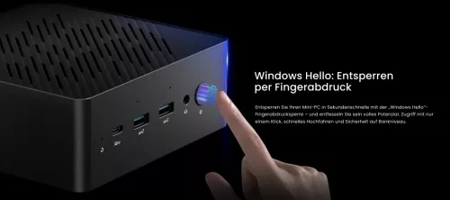 MiniX Elite ER937-AI Mini PC, 1TB SSD, 32GB DDR5 RAM, 12-Core AMD Ryzen AI 9 HX 370, Win 11 Pro