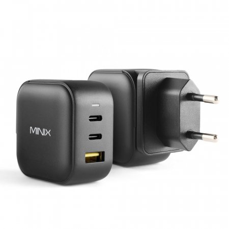 MINIX NEO P1, 66W Turbo 3-Port GaN Ladegerät USB-C, USB-A