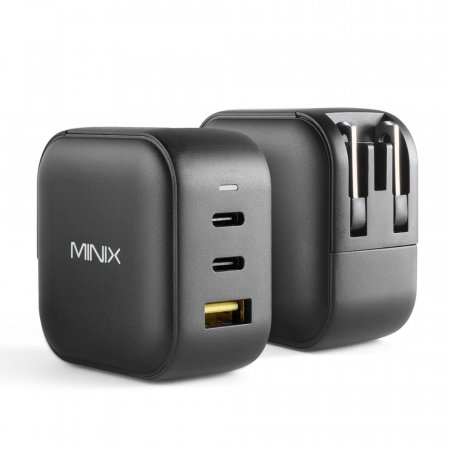 MINIX NEO P1, 66W Turbo 3-Port GaN Ladegerät USB-C, USB-A