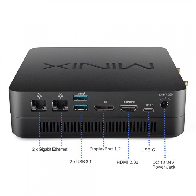 Preview: MiniX NGC-3 Mini-PC, 256GB SSD, 8GB RAM, Win 10 Pro