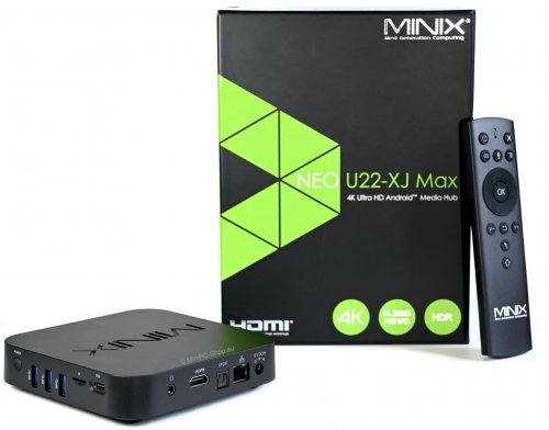 MINIX NEO U22-XJ Max - 64GB/4GB Android 9 Ultra HD 4K HDR Media Hub