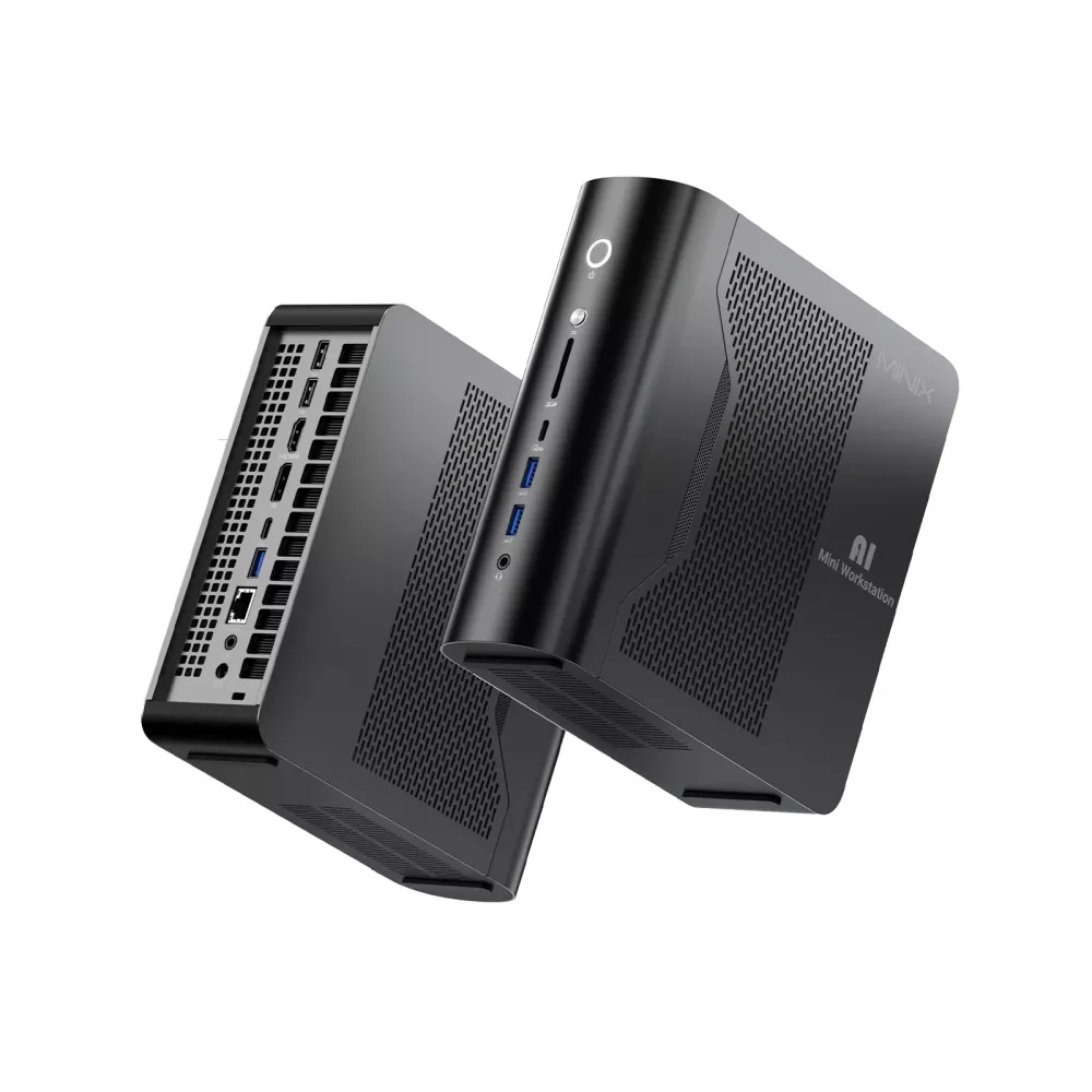 MiniX Elite ER939-AI Mini Workstation, 2TB SSD, 128GB DDR5 RAM, 16-Core AMD Ryzen AI Max+ 395, Win 11 Pro