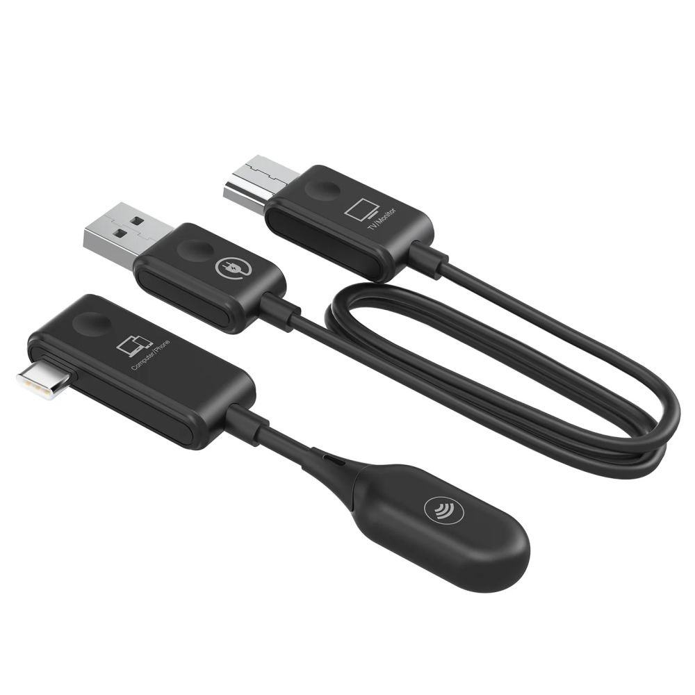 MINIX C1, kabelloser USB-C zu HDMI Dongle für Laptop, Smartphone, Tablet
