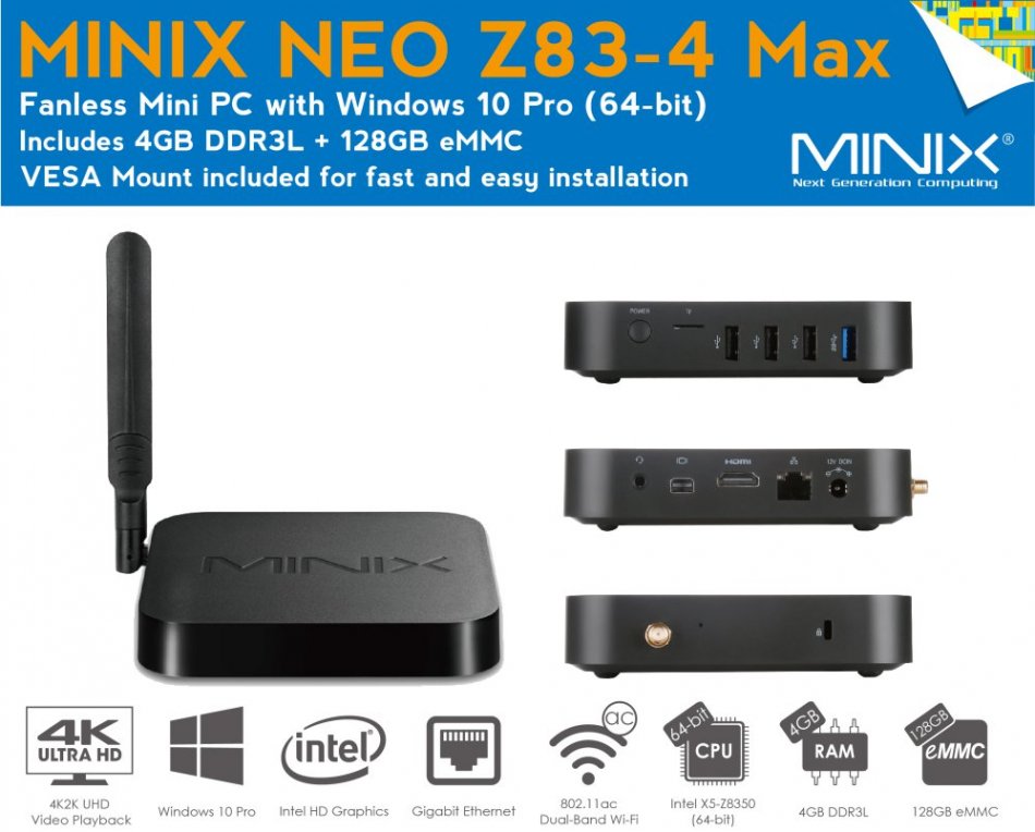 Flyer MiniX NEO Z83-4 Max